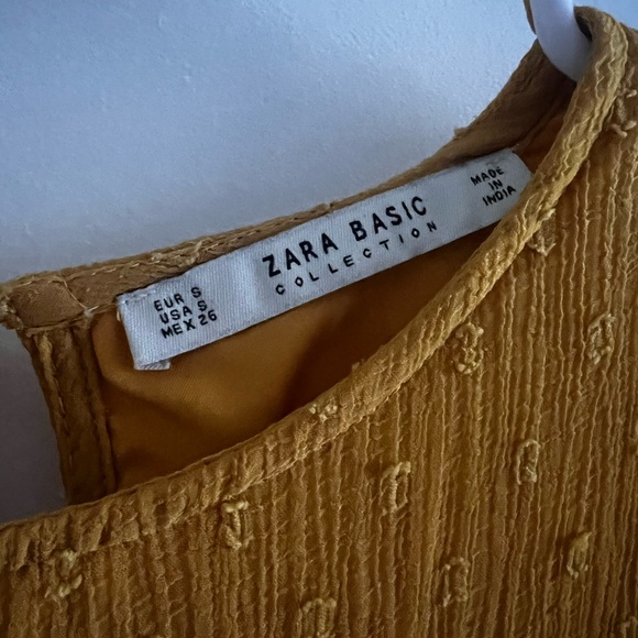 Zara mustard top smock - Picture 2 of 3